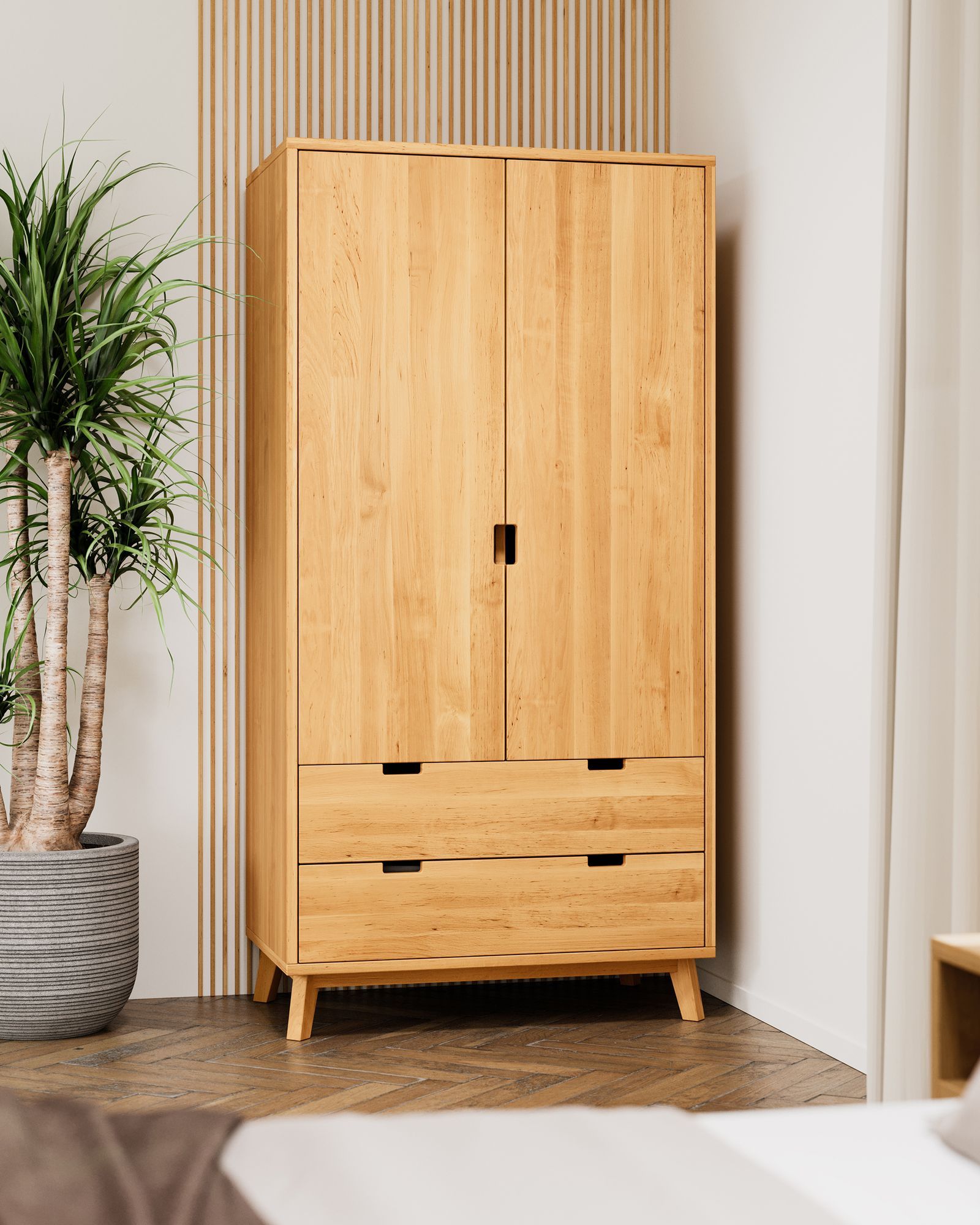 kleiderschrank "rivus" 100 cm | naturwohnen.de
